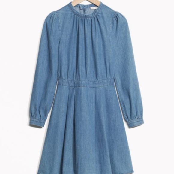 & other stories denim dress